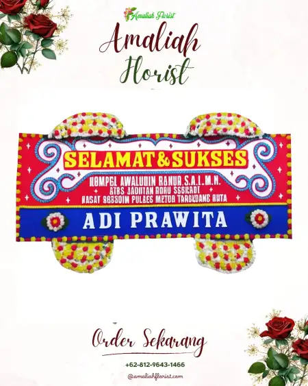 Papan Bunga Ucapan Selamat Korumba